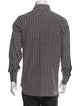 Tom Ford Plaid Print Long Sleeve Shirt