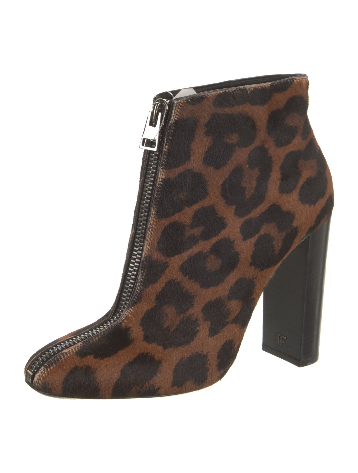 Tom Ford Ponyhair Animal Print Boots