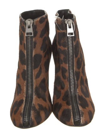 Tom Ford Ponyhair Animal Print Boots