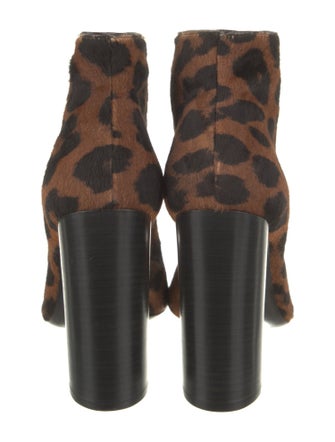 Tom Ford Ponyhair Animal Print Boots