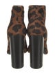Tom Ford Ponyhair Animal Print Boots
