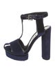 Tom Ford Velvet T-Strap Sandals