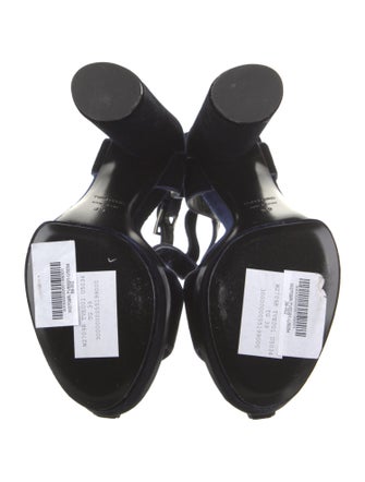 Tom Ford Velvet T-Strap Sandals