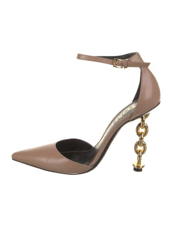 Tom Ford Leather D'Orsay Pumps