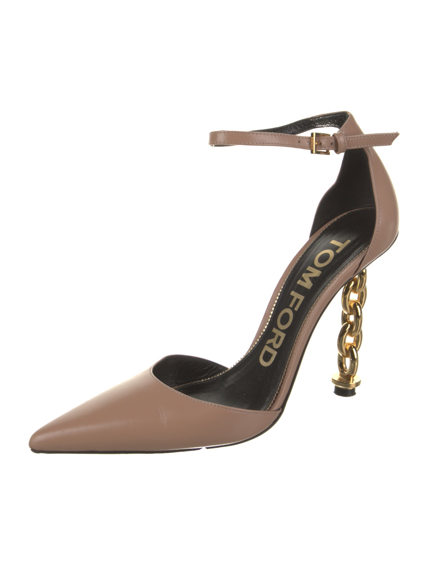 Tom Ford Leather D'Orsay Pumps