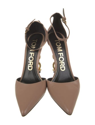 Tom Ford Leather D'Orsay Pumps