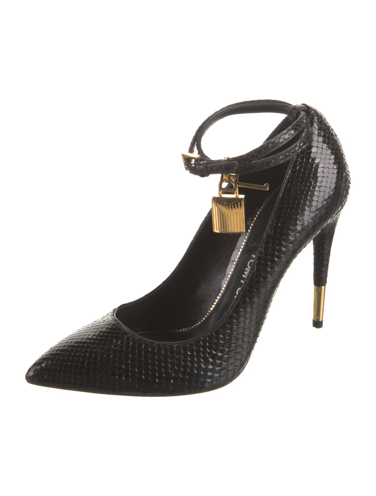 Tom Ford Snakeskin Animal Print Pumps