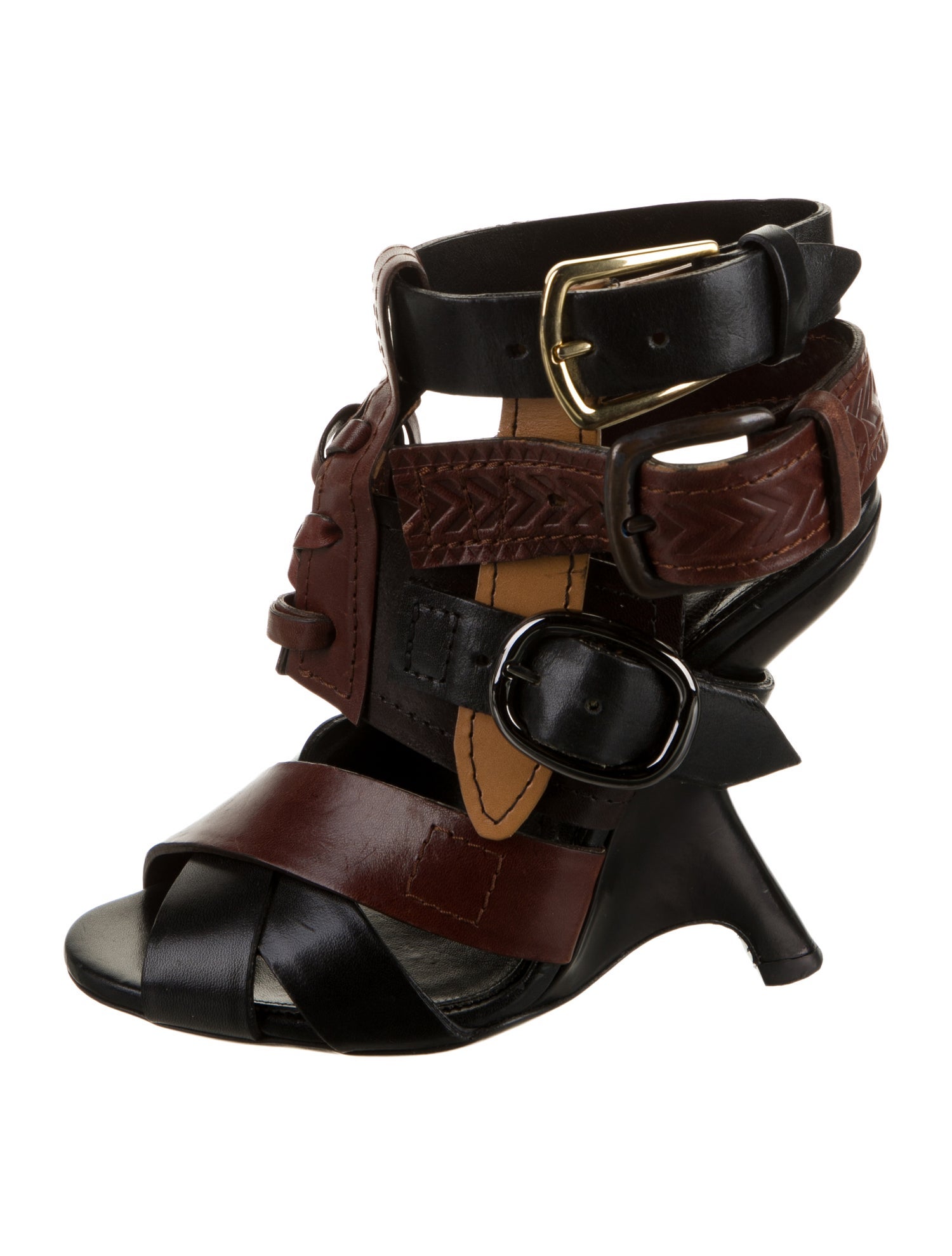 Tom Ford Leather Gladiator Sandals