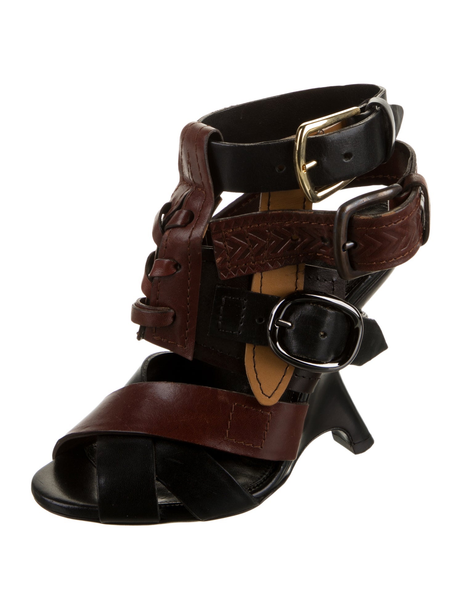 Tom Ford Leather Gladiator Sandals