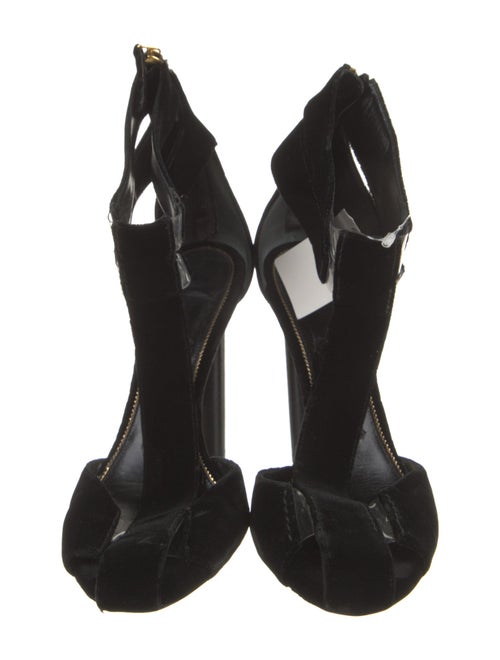 Tom Ford Velvet Sandals
