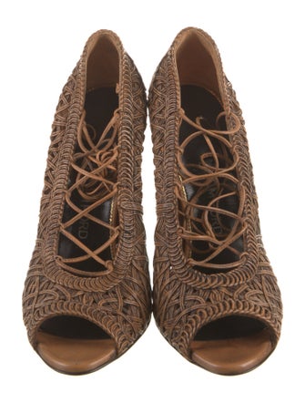 Tom Ford Leather Gladiator Sandals