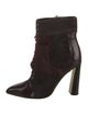 Tom Ford Ponyhair Lace-Up Boots