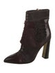 Tom Ford Ponyhair Lace-Up Boots