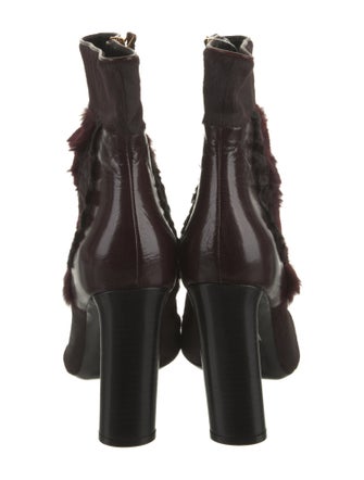 Tom Ford Ponyhair Lace-Up Boots