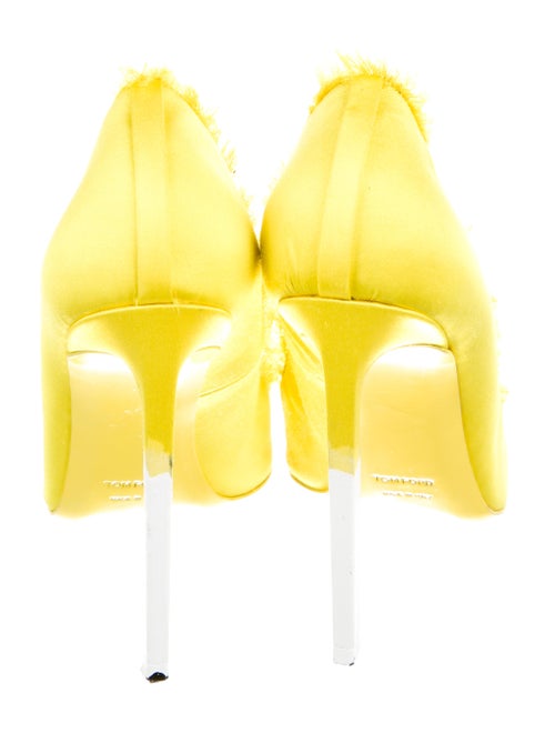 Tom Ford Satin Raw-Edge Trim Pumps