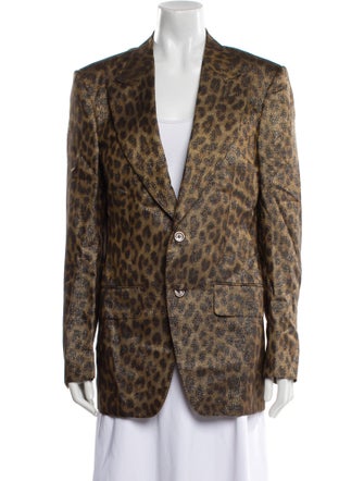 Tom Ford Animal Print Blazer