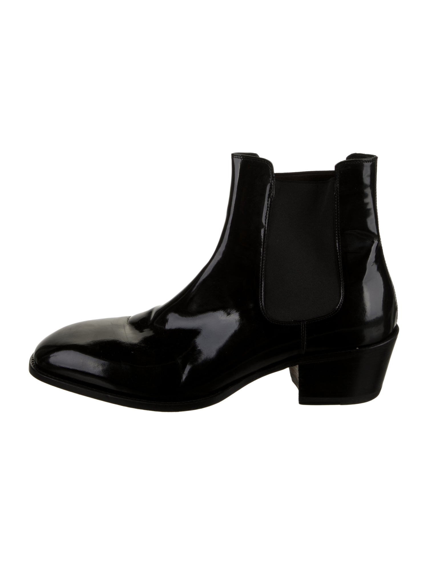 Tom Ford Patent Leather Chelsea Boots