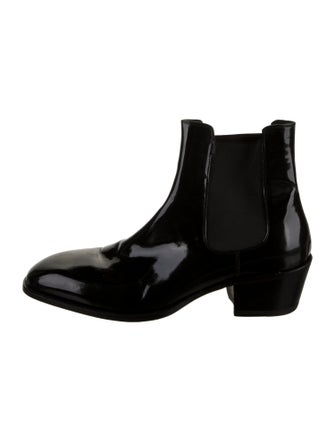 Tom Ford Patent Leather Chelsea Boots
