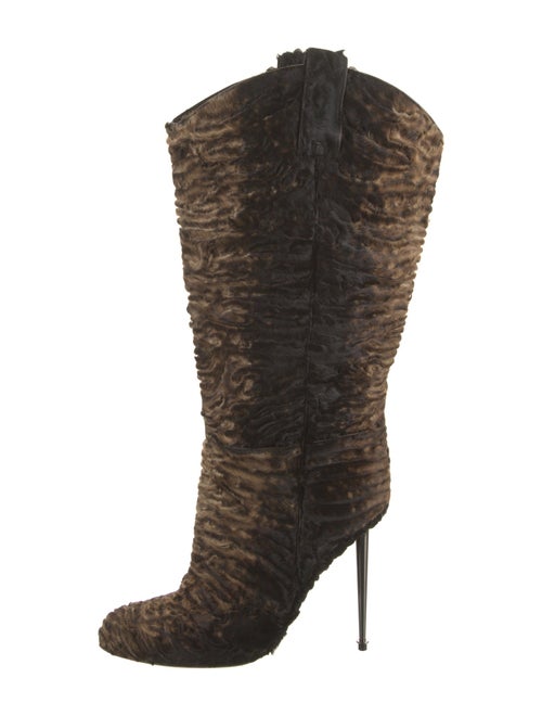 Tom Ford Fur Printed Boots