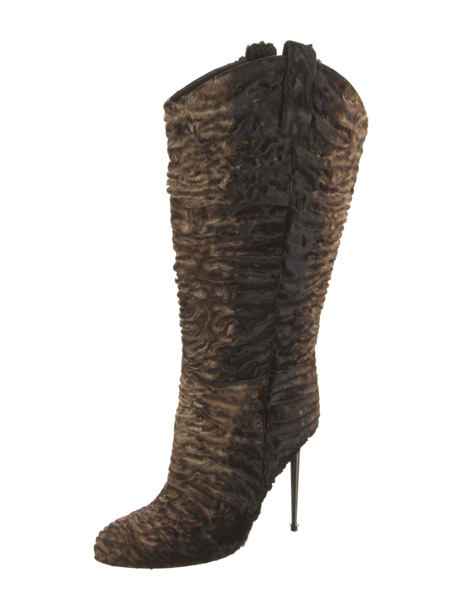 Tom Ford Fur Printed Boots