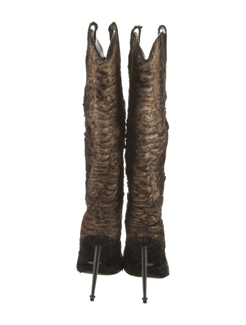Tom Ford Fur Printed Boots