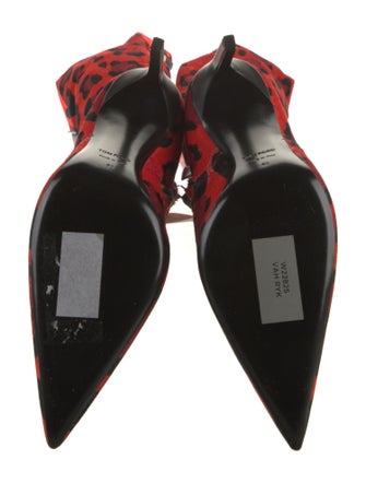 Tom Ford Canvas Printed Sock Boots