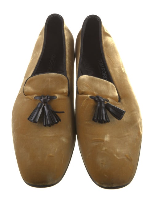 Tom Ford Velvet Tassel Accents Dress Loafers