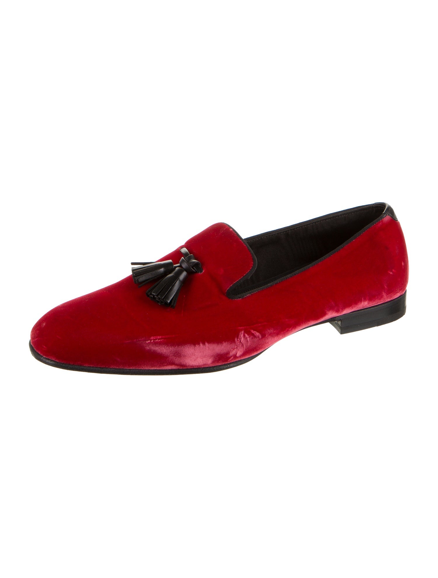 Tom Ford Velvet Tassel Accents Loafers