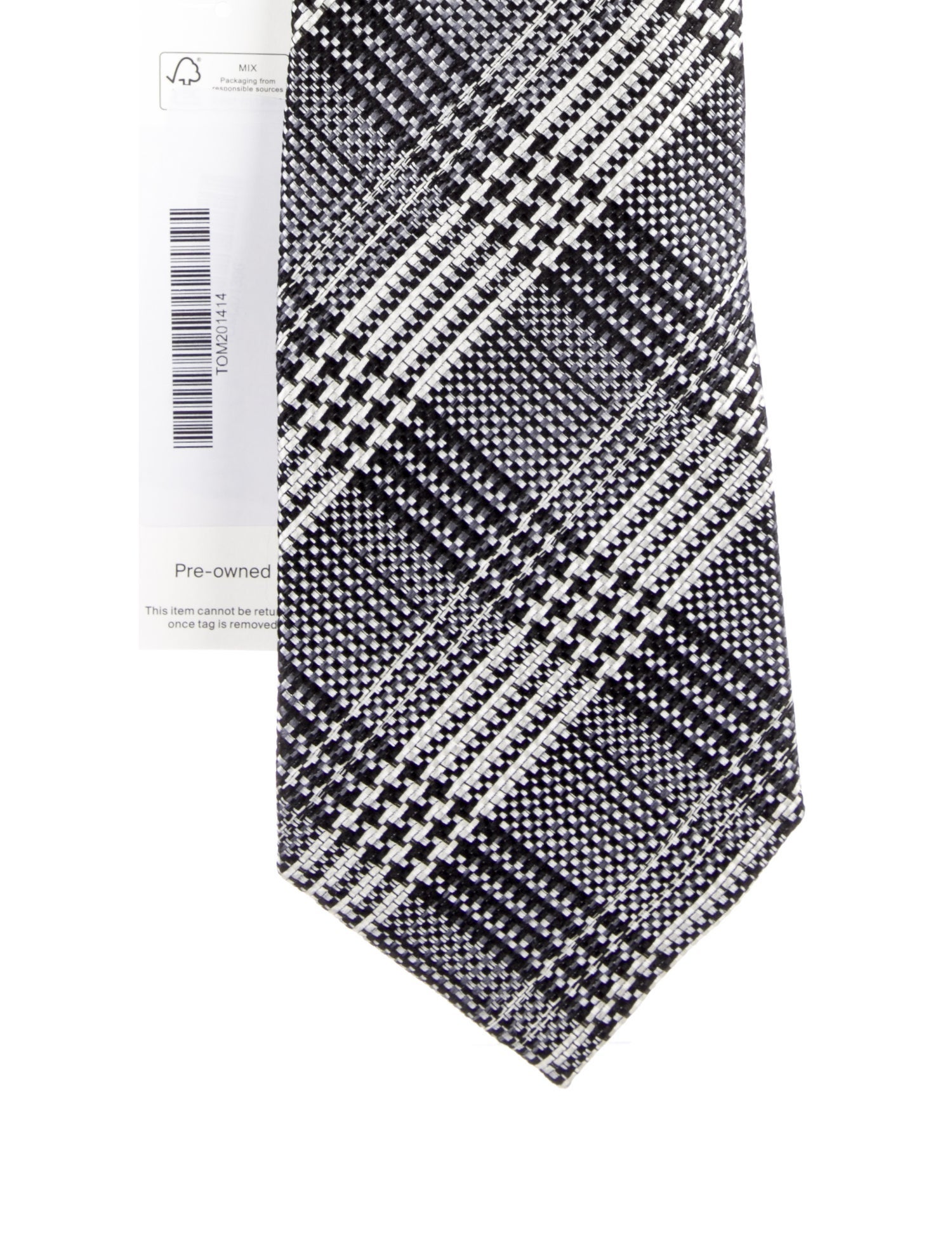 Tom Ford pattern silk tie
