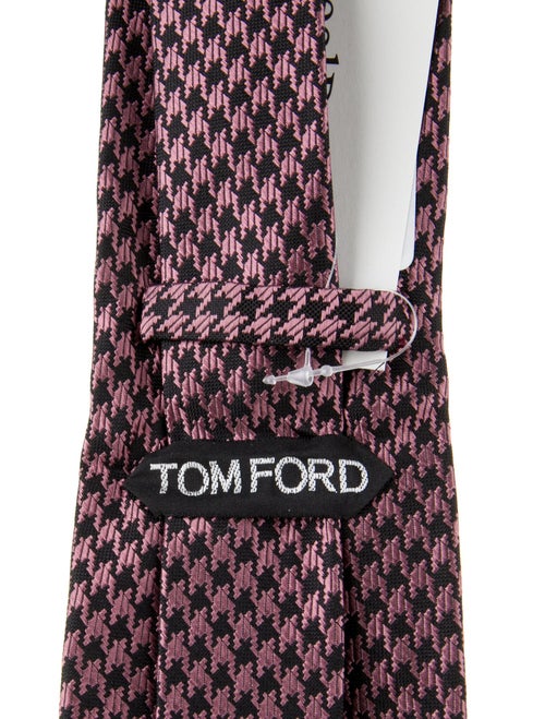 Tom Ford pattern silk tie