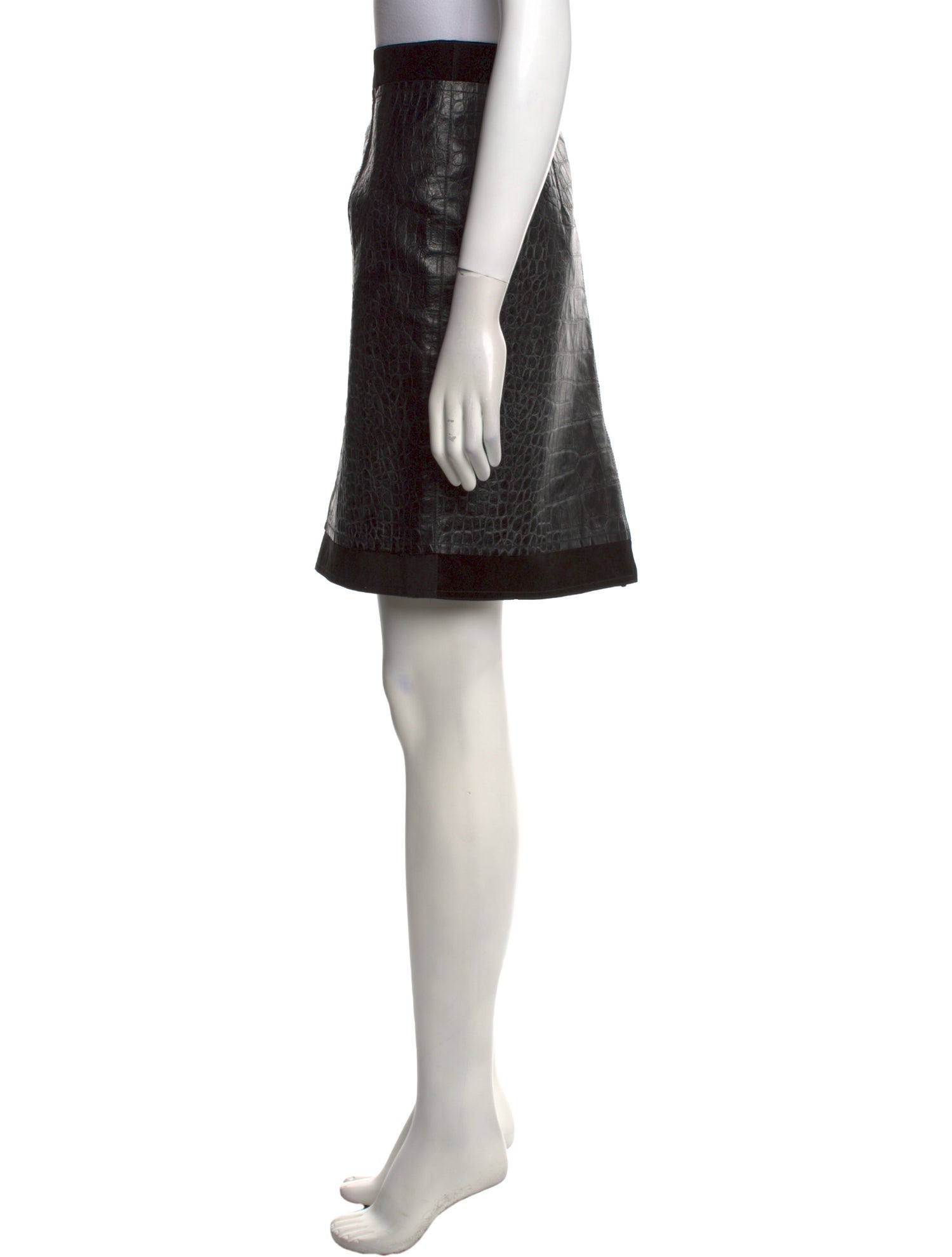 Tom Ford Leather Knee-Length Skirt