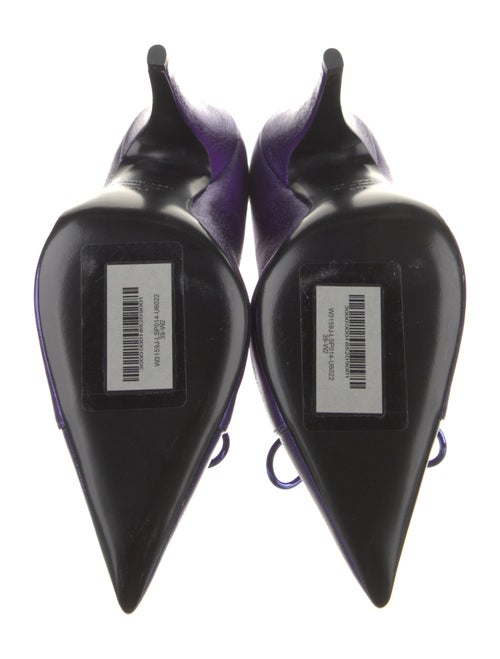 Tom Ford Leather Bow Accents Pumps