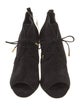 Tom Ford Suede Leather Trim Embellishment Lace-Up Boots