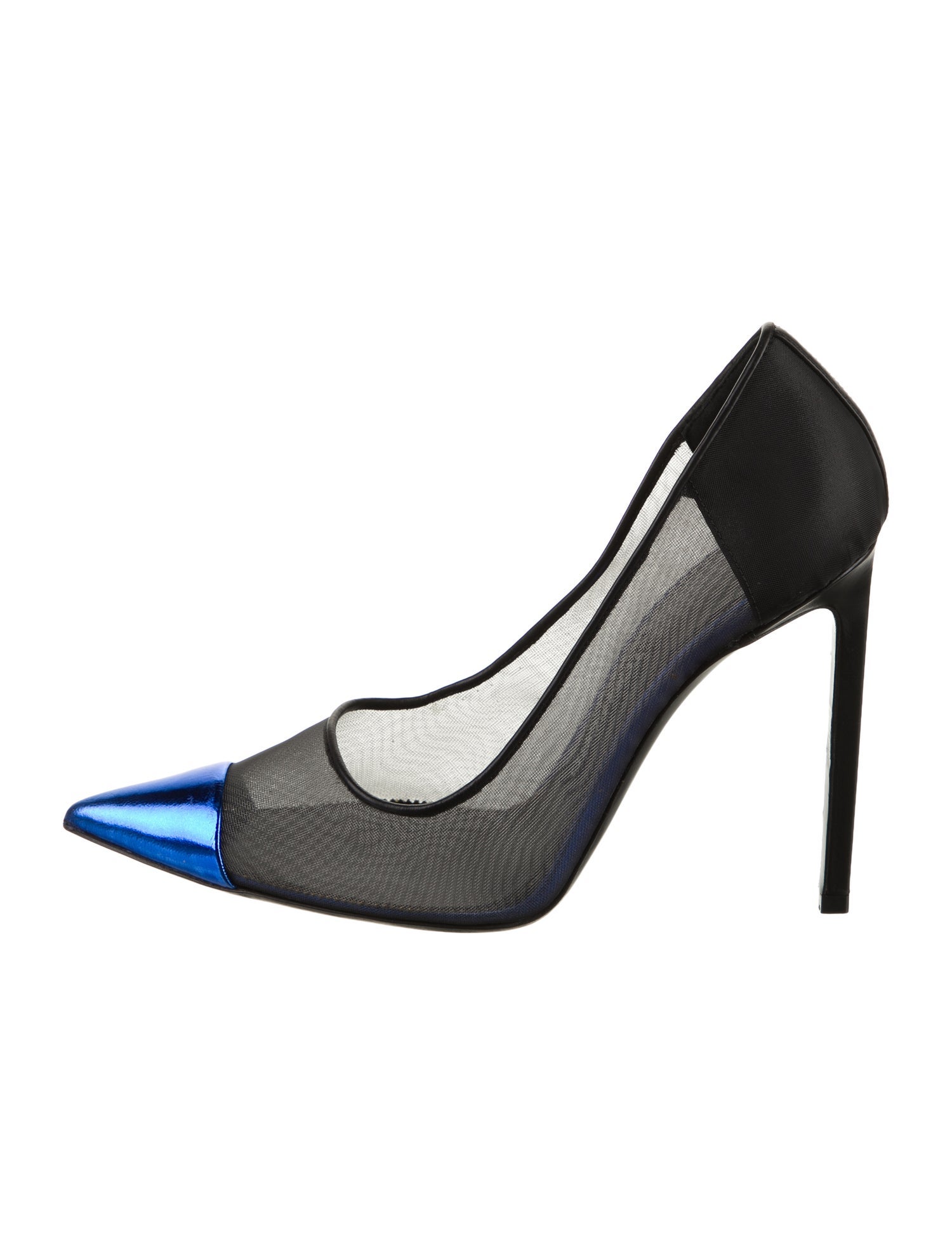 Tom Ford Mesh Colorblock Pattern Pumps