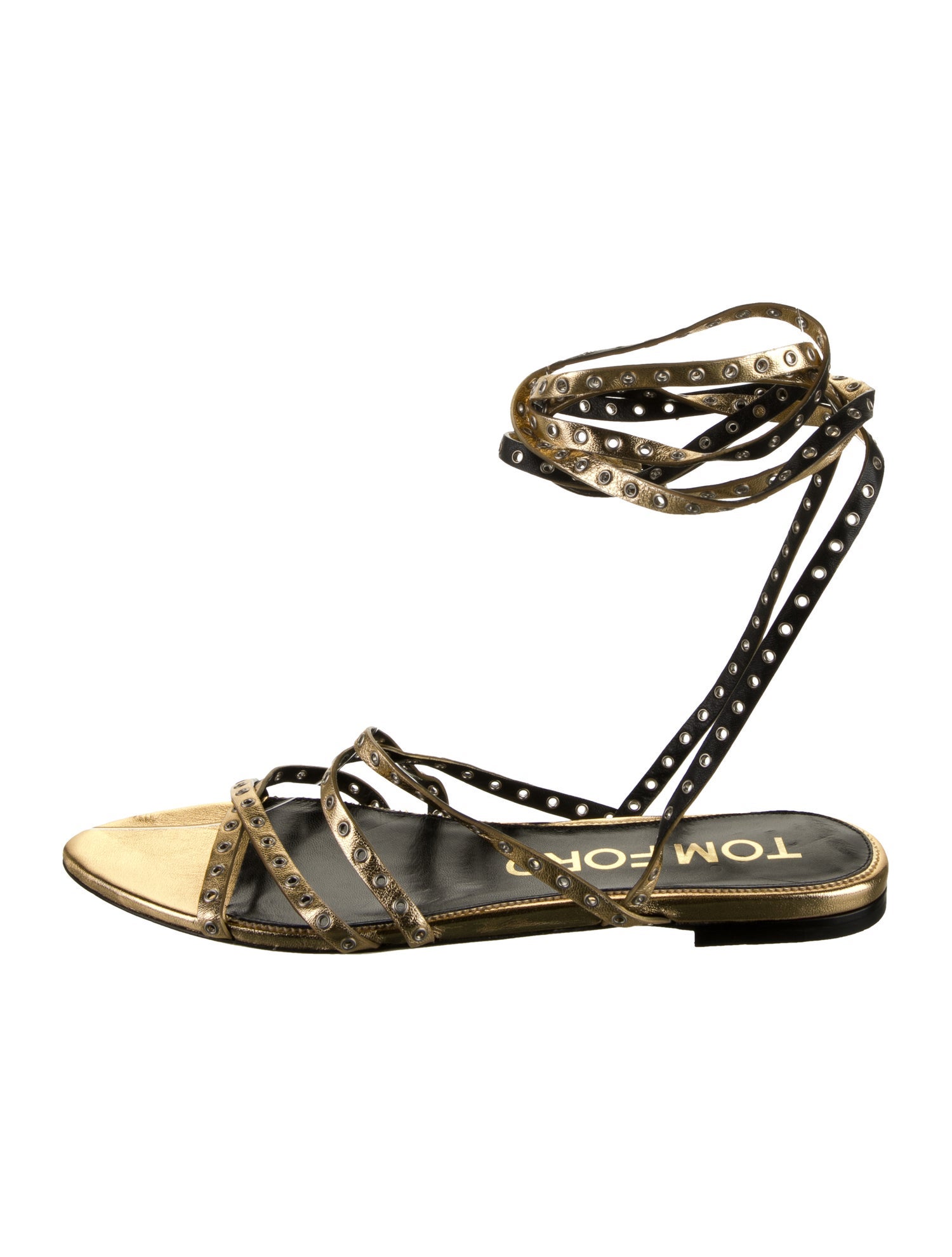 Tom Ford Leather Gladiator Sandals