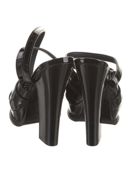 Tom Ford Patent Leather Cutout Accent Sandals