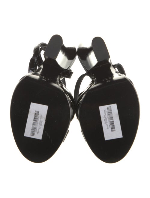 Tom Ford Patent Leather Cutout Accent Sandals