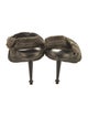 Tom Ford Velvet Animal Print Sandals
