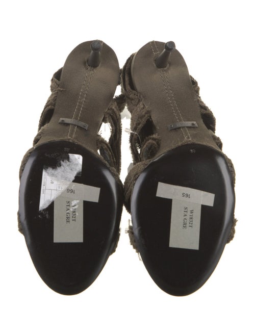 Tom Ford Velvet Animal Print Sandals