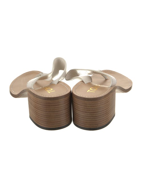 Tom Ford Leather T-Strap Sandals