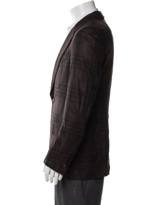 Tom Ford Wool Plaid Print Sport Coat