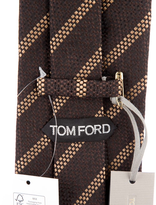 Tom Ford pattern silk tie