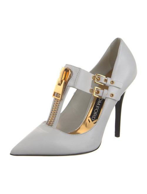 Tom Ford Leather T-Strap Pumps