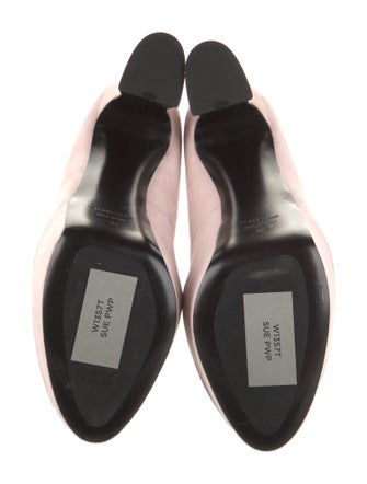 Tom Ford Suede Leather Trim Embellishment Pumps