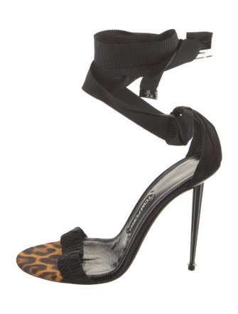 Tom Ford Animal Print Sandals