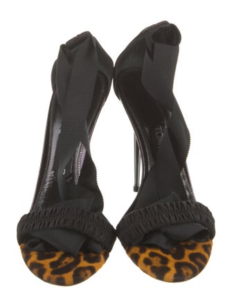 Tom Ford Animal Print Sandals