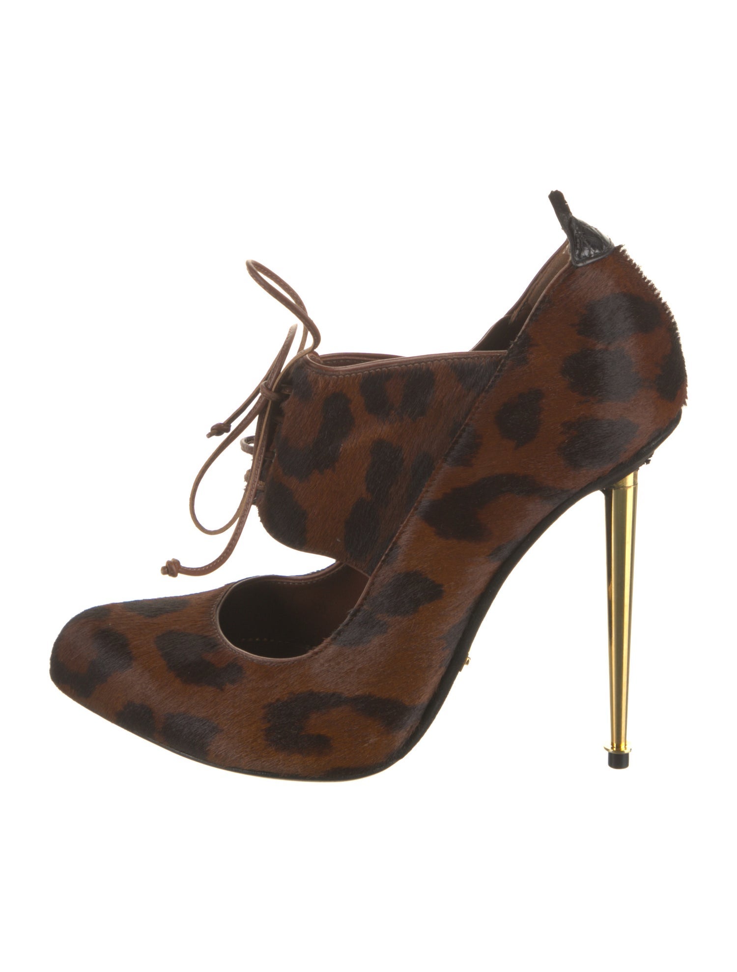 Tom Ford Ponyhair Animal Print Pumps