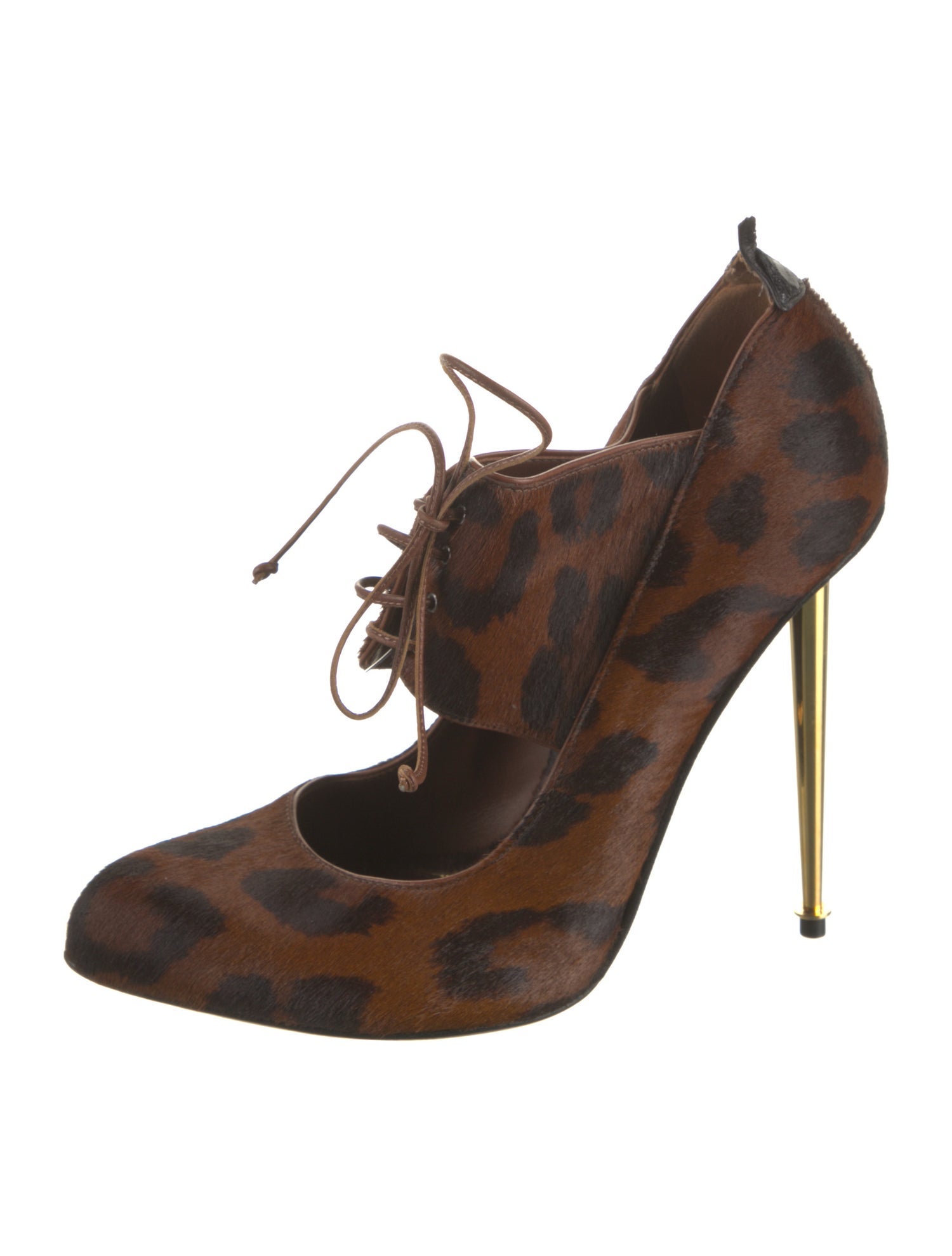 Tom Ford Ponyhair Animal Print Pumps