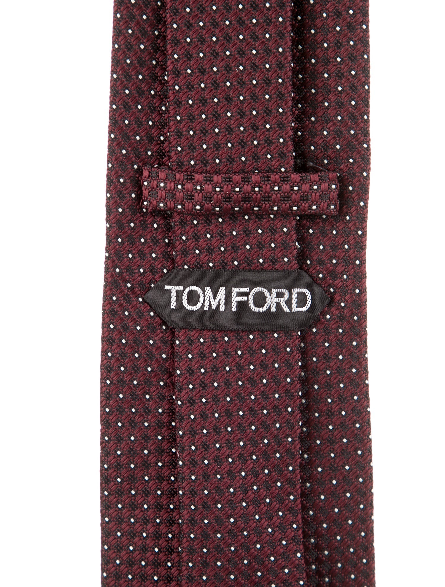 Tom Ford pattern silk tie