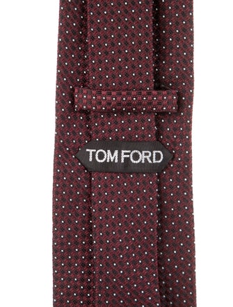 Tom Ford pattern silk tie